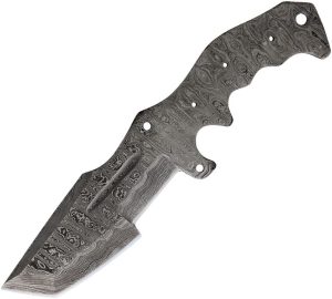 Knifemaking Damascus Tanto Chopper - 4.75 inches