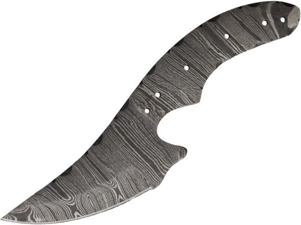 Knifemaking Small Skinner Damascus Blade - One-Piece