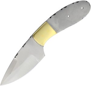 BL140.jpg Knifemaking Utility Blade - Brass Bolster Stainless
