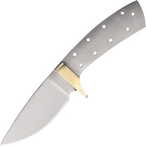 BL144.jpg Knifemaking Utility Blade - Brass Guard Full Tang