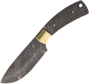 Knifemaking Damascus Skinner Blade Fixed Knife 4in
