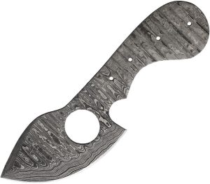 Knifemaking Damascus Blade 3.25in - Finger Ring