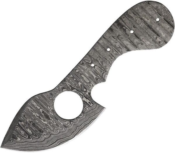 Knifemaking Damascus Blade 3.25in - Finger Ring