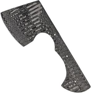 Knifemaking Hatchet Blank Damascus - One-Piece