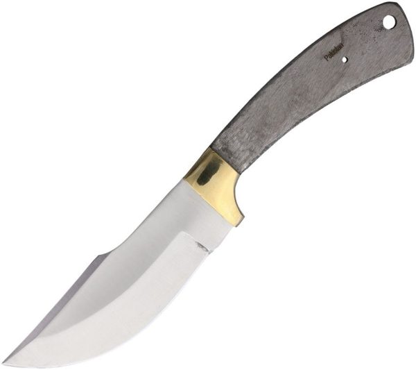 Knifemaking Skinner Blade Stainless - Brass Guard