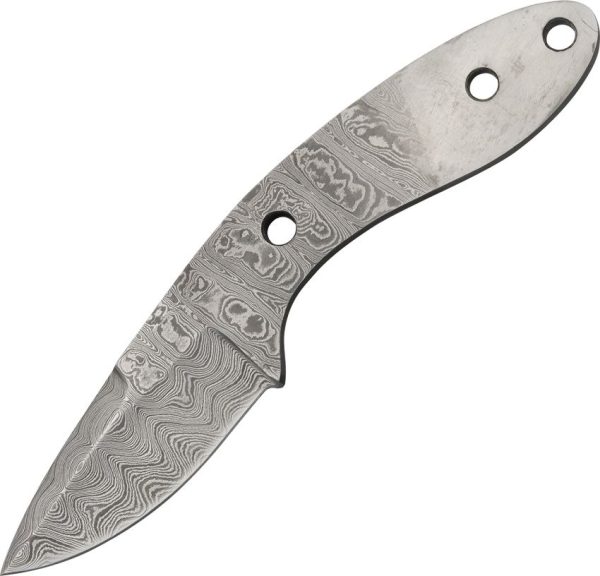 Knifemaking Damascus Drop Point Hunter Blade