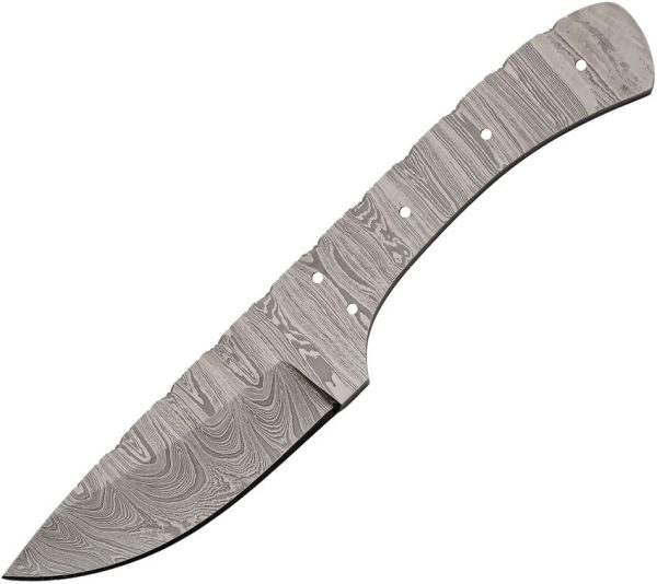 Knifemaking Drop Point Damascus Blade Blank