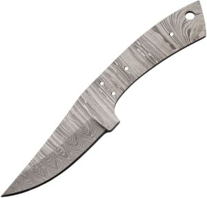 Knifemaking Curved Drop Point Damascus Blank