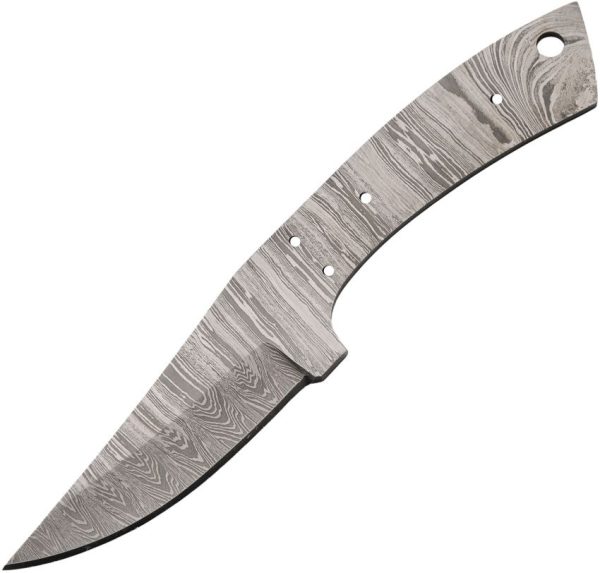 Knifemaking Curved Drop Point Damascus Blank