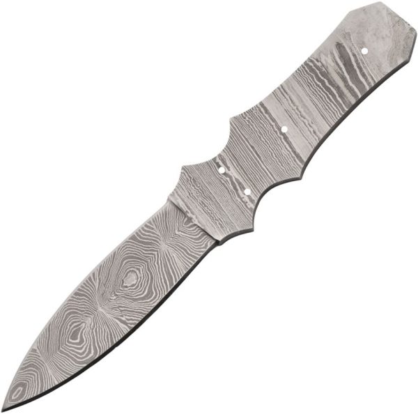 Knifemaking Boot Knife Blank 4in Damascus Dagger Blade