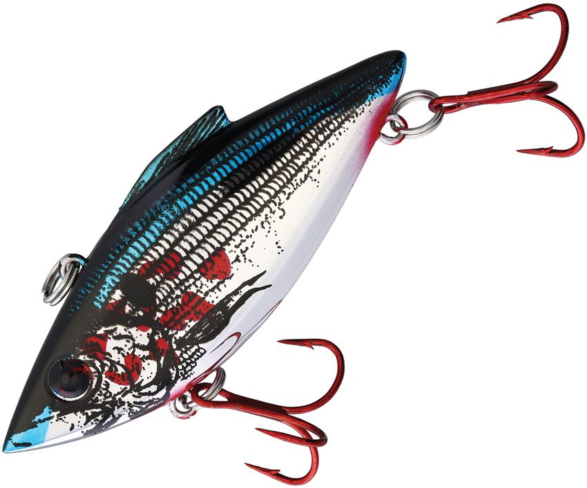 Bill Lewis Rat-L-Trap 0.5 oz Chrome Blue Bleeding Shad Lure