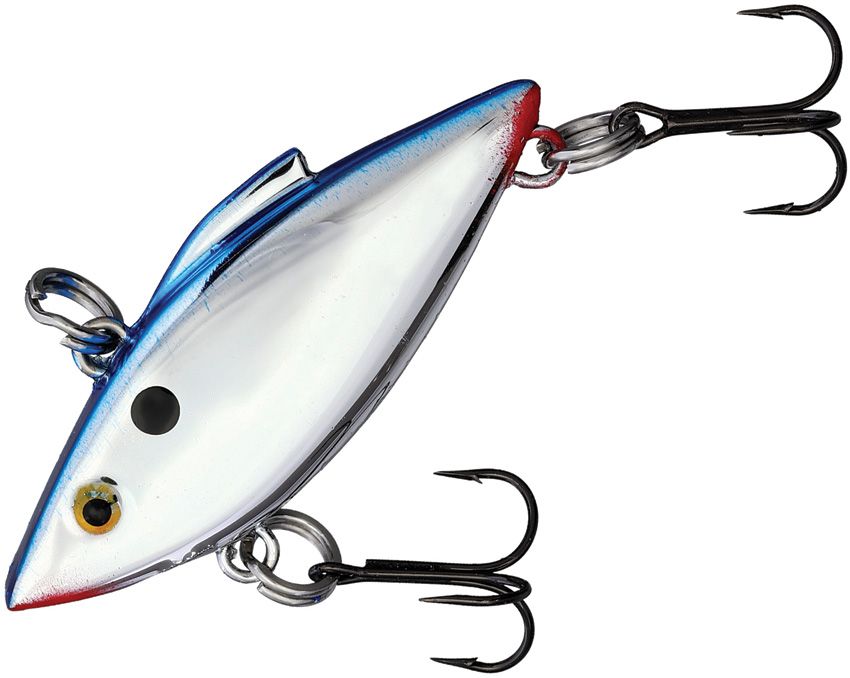 Bill Lewis Tiny-Trap Lipless Crankbait 1.75in Chrome Blue