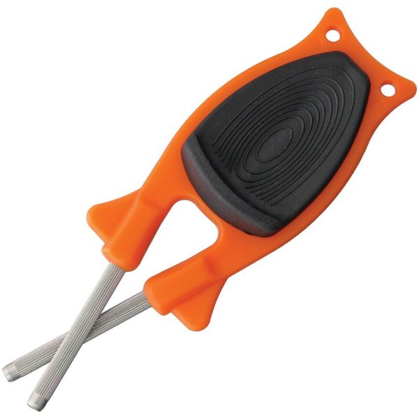 Block Sharpener Manual Knife Sharpener - Orange/Black