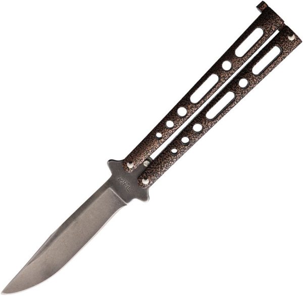 Benchmark Butterfly Copper Vein Folding Knife 3.75" Stonewash