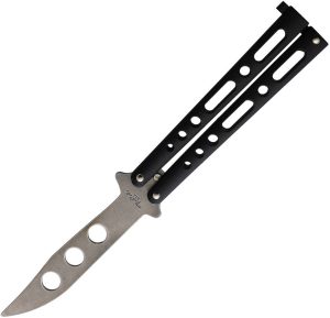 Benchmark Butterfly Trainer Black Stonewash Folding Knife