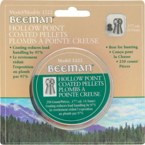 BM1222.jpg Beeman Hollow Point Coated Pellets .177 Cal - 250 Count