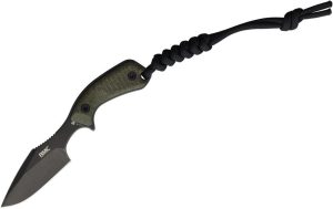 BMCIMP135B.jpg BMC M13 Imp Neck Knife Green Micarta