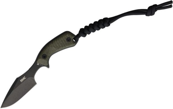 BMC M13 Imp Neck Knife Green Micarta