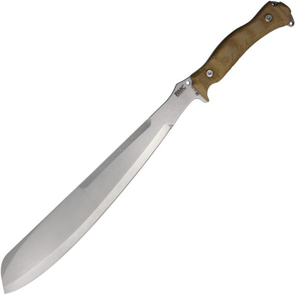 BMCVG511R.jpg BMC Bladeworks M51 Vanguard Golok Fixed Blade Tan Micarta SK5