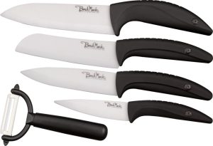 Benchmark 5-Piece Ceramic Kitchen Knife Set