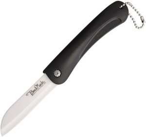 Benchmark Ceramic Folder Black Handle 3 Inch Blade