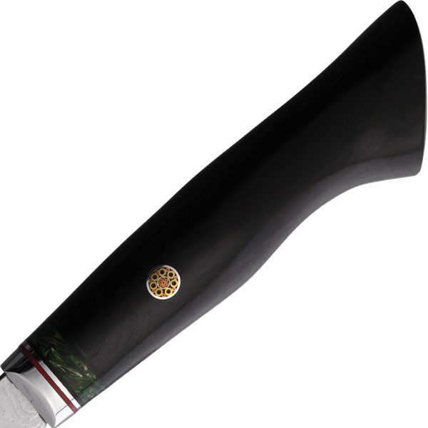 Benchmark Bread Knife Damascus - 8 inch Rosewood