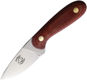 BMRH1RM.jpg B Merry Hunter Red Micarta Full Tang Fixed Blade