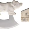 BMRUMAB17.jpg B Merry Ulu Moose Antler Fixed Blade Knife 440 Stainless