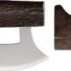 B Merry Ulu Moose Antler 5.75" Mirror Finish 440 Stainless Fixed Blade