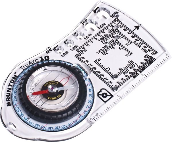 Brunton TruArc10 Base Plate Compass - Global Needle