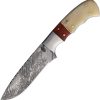 BNB02129.jpg BucknBear Red Knight Hunter Fixed Blade Damascus Steel Knife