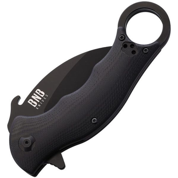 BucknBear Tactical Karambit Linerlock Folding Knife D2 Steel