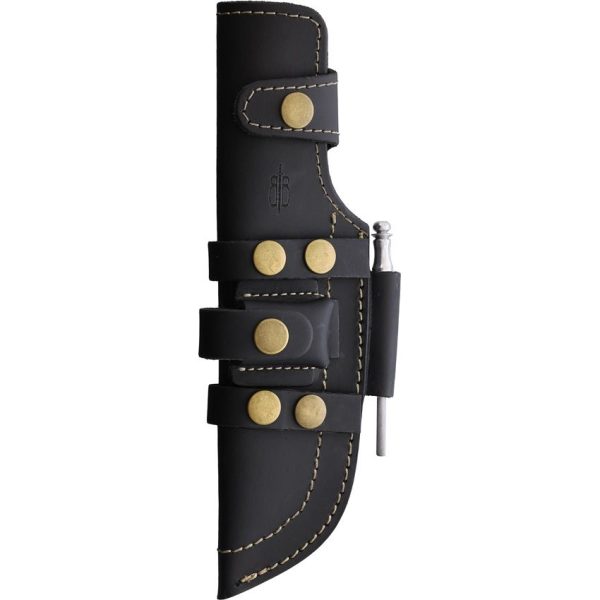 BucknBear Tanto Tracker Red Micarta Fixed Blade Knife 440SS