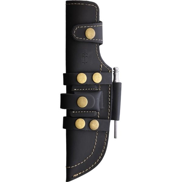 BucknBear Damascus Tanto Tracker Fixed Blade Knife 6in