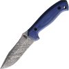BucknBear Blue Pro-Lite Hunter - Damascus Blade