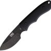 BucknBear Tac Hunter Fixed Blade Knife D2 Steel Black G10