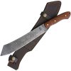 BucknBear Utility Machete 9" Damascus Fixed Blade Knife