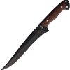 BucknBear Fisherman Fillet Fixed Blade Knife 9" Black Stainless