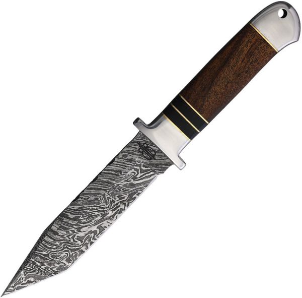BucknBear Tanto Fighter - Damascus Tanto Blade