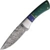 BNB51225.jpg BucknBear Green Mean Fighter Fixed Blade Damascus Steel Knife