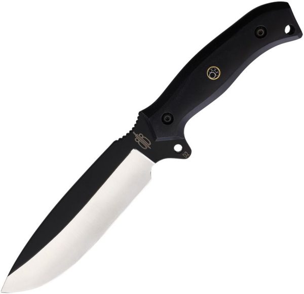 BNB71449.jpg BucknBear Black Bear Hunter Fixed Blade Knife 5" Stainless