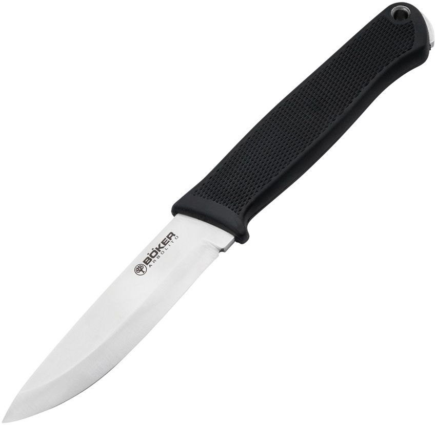 Boker BK-1 Fixed Blade Knife 4.13" Bohler N690 Black