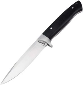 Boker Arbolito Newenche Fixed Blade - Black Micarta G10