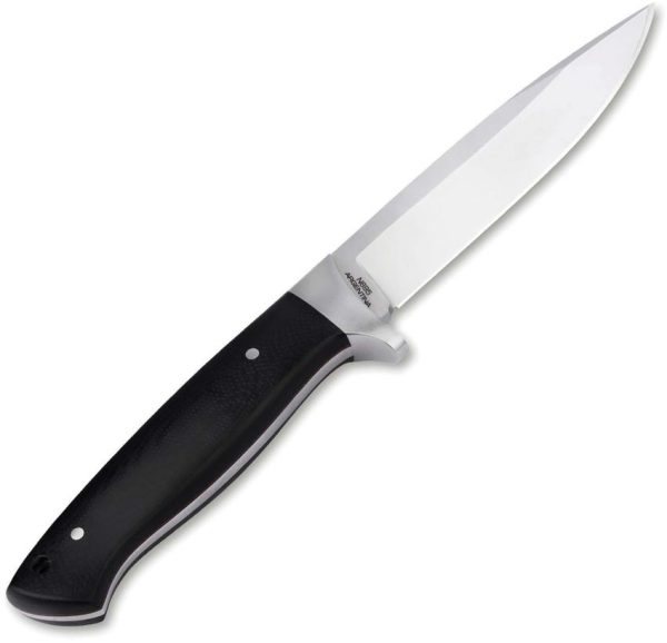 Boker Arbolito Newenche Fixed Blade - Black Micarta G10