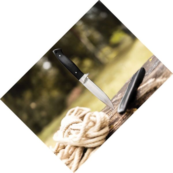 Boker Arbolito Newenche Fixed Blade - Black Micarta G10