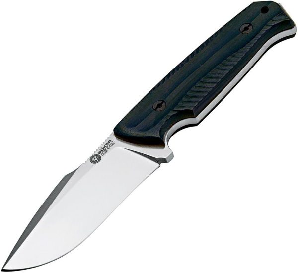 Boker Bison Fixed Blade - Black G10 Handle