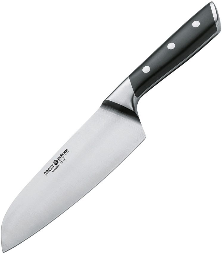 BO03BO502.jpg Boker Forge Santoku 6.25" X50CrMoV15 Stainless Blade