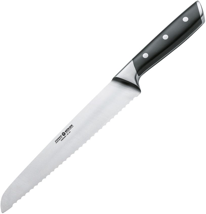 Boker Forge Bread Knife 8.63" Serrated Stainless Blade