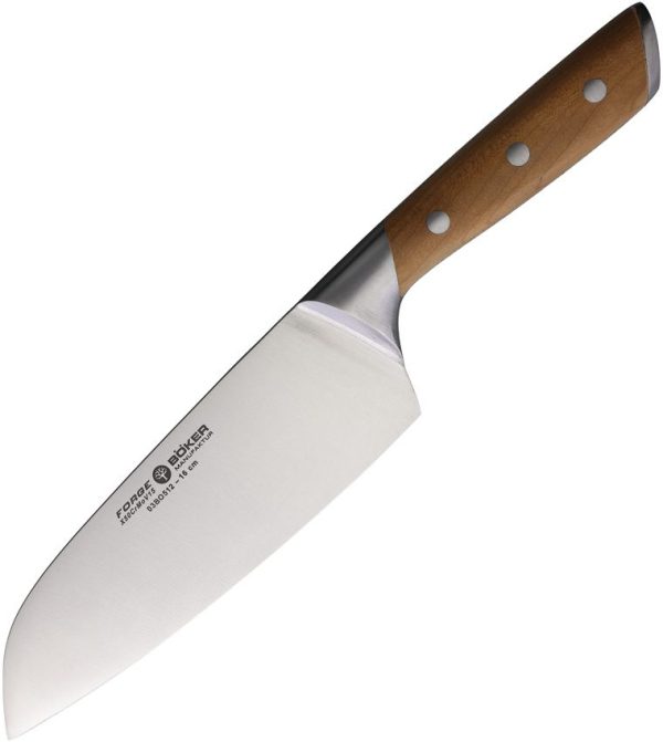 Boker Forge Santoku Maple Kitchen Knife