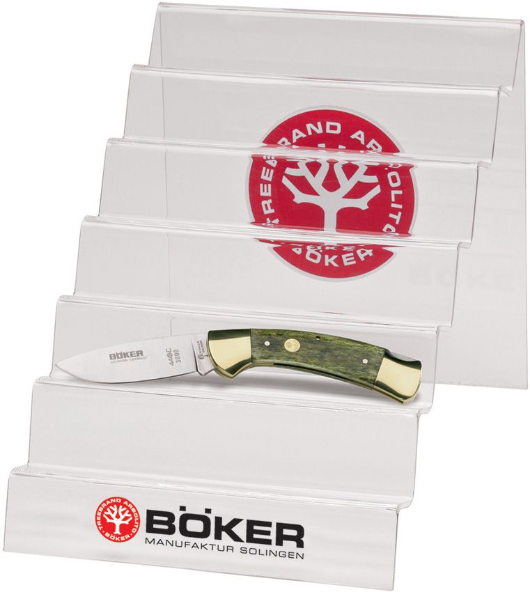 Boker Clear Acrylic 6-Shelf Knife Display Stand